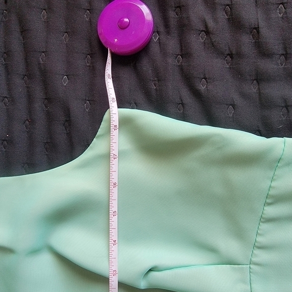 VINTAGE 70s pale green chiffon maxi dress 👗 - Picture 9 of 11